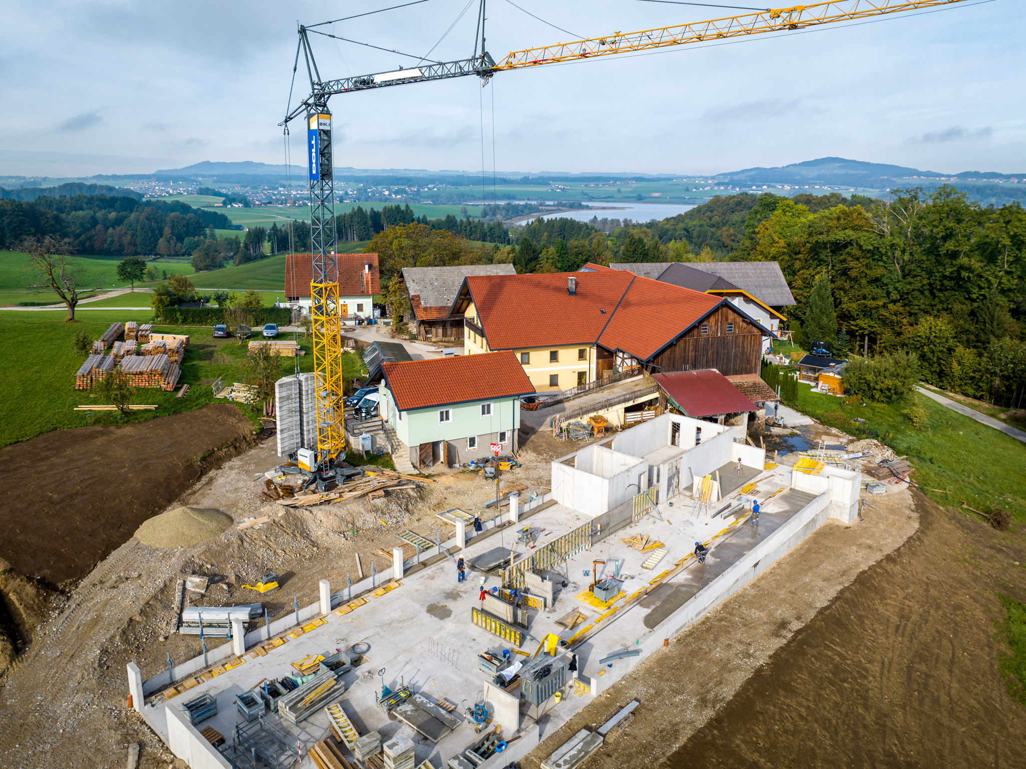 Doll Baustelle Drohne mit See A WEB