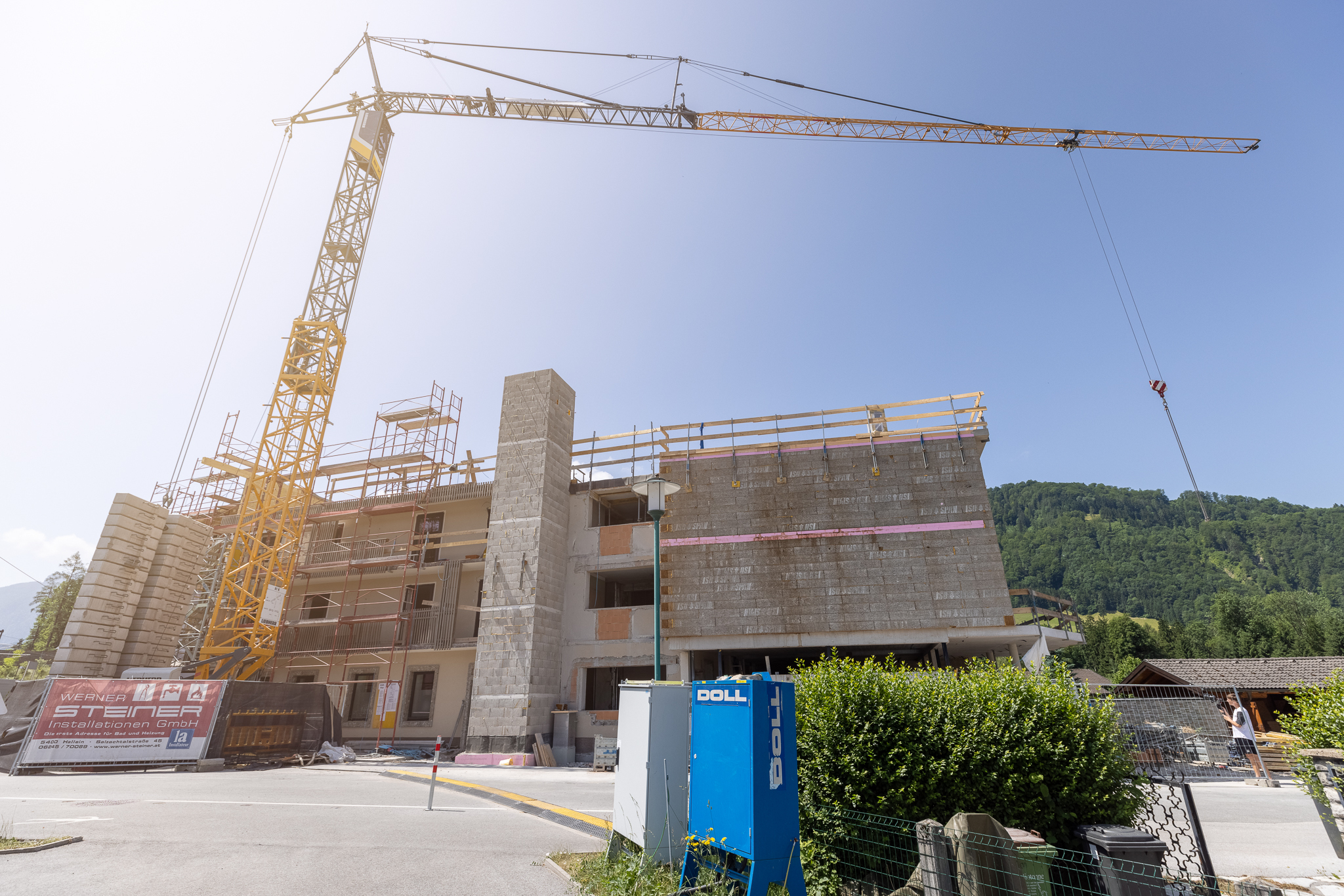 Vigaun Langwied Baustelle Totale